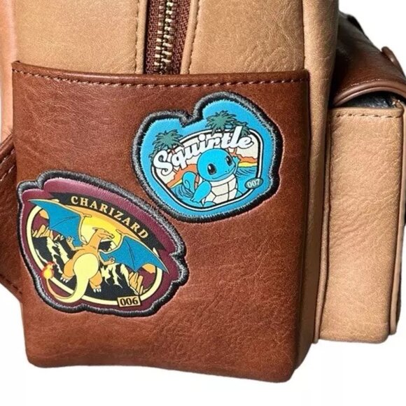 NWT Loungefly Pokémon Camper Patch Backpack & Wallet Set - Picture 2 of 7